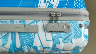 How to unlock skybags number lock when you forget the lock code  any trolley bag number combination [upl. by Nnyliak455]