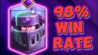 Reaching to 8000 trophies with Evo Mega Knight amp Goblin Stein deckClash Royale [upl. by Aihsilef]