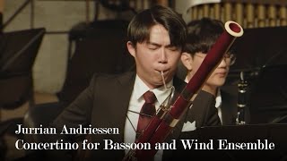 Jurrian Andriessen  Concertino for Bassoon and Wind Ensemble Seokjin Ahn [upl. by Lleddaw579]