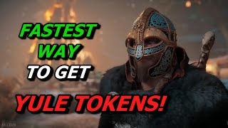 The Fastest Way To Get Yule Tokens  AC VALHALLA Yule Token Farm Guide [upl. by Stephanus197]