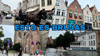 VISITÓ LA CIUDAD DE BRUJAS EN BÉLGICA [upl. by Ativ]