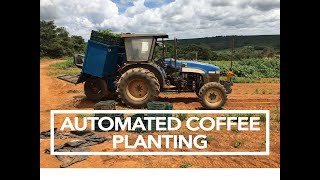 Automated Coffee Planting in Cerrado Mineiro  Brazil [upl. by Nylleoj]