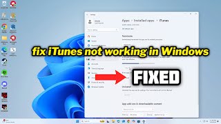 FIXED iTunes not working in Windows 1011 [upl. by Kowatch47]