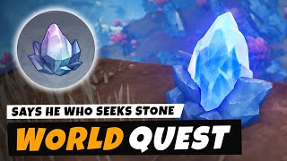 All 9 Archaic Stones Location  Says He Who Seeks Stones World Quest  The Chasm World Quest Genshin [upl. by Carola709]