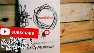 📚 Essentialism The Disciplined Pursuit of Less by Greg McKeown [upl. by Auqinal]