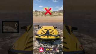 JUMP TEST LAMBORGHINI VS KOENIGSEGG  FORZA HORIZON 5  shorts [upl. by Dodi]