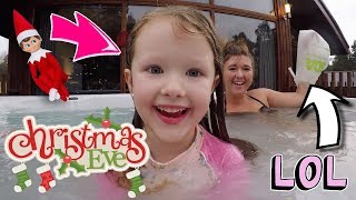 CHRISTMAS EVE SPECIAL  HOT TUB PARTY  SECRET SANTA REVEALED  FAMILY TRADITIONS VLOGMAS DAY 25 [upl. by Gretal]