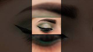 Golden Green Eye Makeup Tutorial for Brown Eyes  Olive Green Smokey Eyeshadow Tutorial  green eyes [upl. by Colette]