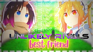 Unlikely Rivalsbest friends 🎶 MISS KOBAYASHI MAID DRAGON COVER SONG FNF🌟 [upl. by Muiram]