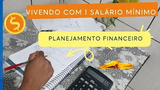 VIVENDO COM 1 SALÁRIO MÍNIMOVídeo 1 ORÇAMENTO DOMÉSTICO [upl. by Palua348]