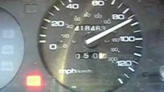 3rd gear pull in my EG HB H22 6psi to 170mph [upl. by Triley]