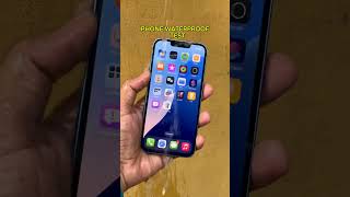 iPhone vs Samsung waterproof testsamsung iphone viralvideo trending trendingshorts [upl. by Lindly]