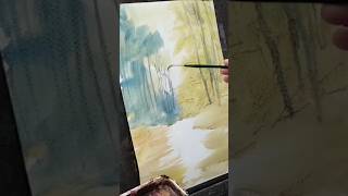 Fast and loose rigger work with watercolours art painting loosewatercolours [upl. by Juakn100]