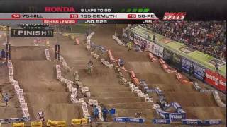 AMA Supercross 2010 Rd 17 Las Vegas 450 Part 2 [upl. by Loriner]