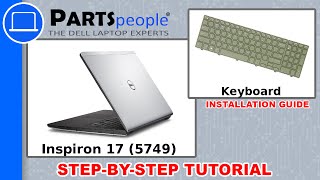 Dell Inspiron 17 5749 Keyboard HowTo Video Tutorial [upl. by Fabiola]