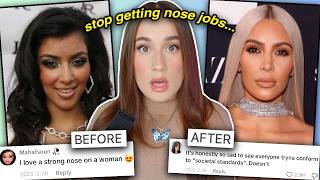 NOSE JOBS ARE RUINING YOUR FACE scientifically proven [upl. by Ekez]