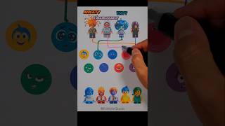 Inside Out 2 Lego Figure full ver shorts trending drawing [upl. by Nahtnanhoj]