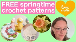 Free springtime crochet patterns  from lovecrafts [upl. by Aistek647]