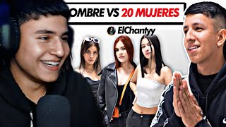 REACCIONANDO a 20 CHICAS VS 1 HOMBRE  ElChantyy  Pipest [upl. by Abekam]