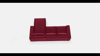 VIMLE 3seat sofa with chaise longue 10  AR  Shop [upl. by Eirrotal652]