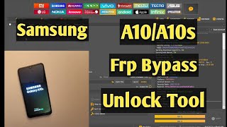 Samsung A10A10s Frp byaass Unlock Tool [upl. by Adgam509]