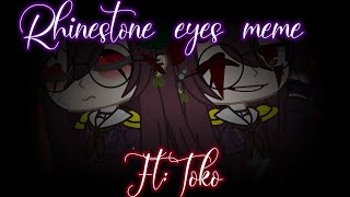 Rhinestone eyes memeFtToko and Genocide JackSpoilersGacha club [upl. by Lengel]