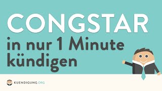 congstar kündigen  in genau 1 Minute erledigt [upl. by Yht]