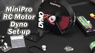 MiniPro USA RC Electric Motor Dyno Setup  Holmes Hobbies [upl. by Nissa]