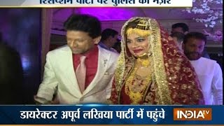 Watch Dawood Ibrahim Nieces Lavish Wedding Reception in Mumbai  India TV [upl. by Ahseile354]