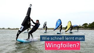 So schnell lernt man Wingfoilen I Selbstversuch Beginner [upl. by Sleinad427]