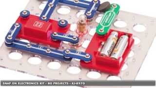 Electronic Project Snapon Kit with 80 Experiments  KJ8970 by Jaycar Electronics [upl. by Warfeld]