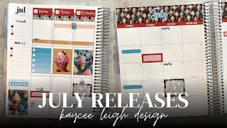 July Sticker Releases  Planner amp Budget Stickers  NEW Weekly Kit amp Softbound Planner Stickers [upl. by Ibur]