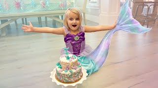 I WOKE up as a MERMAID Parkers 5th BIRTHDAY [upl. by Odelinda402]