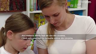 16 dintre copiii ucraineni merg la școală în România Bariera lingvistică printre cauze [upl. by Jacobsohn300]