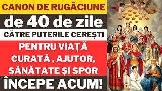 Rugaciune PUTERNICA De 40 De Zile catre Toate Puterile Ceresti [upl. by Aikar]