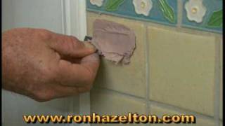 How to Fill and Repair Holes in Ceramic Tile [upl. by Esinad]