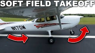 How to Ace Soft Field Takeoff on Your Checkride [upl. by Nylynnej352]