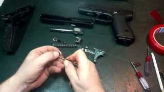 Glock 17 Tuning und Tipps Complete Disassembly and Reassembly [upl. by Amlus]