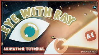 Eye with rays transition  animation Ae Tutorial [upl. by Eittol667]