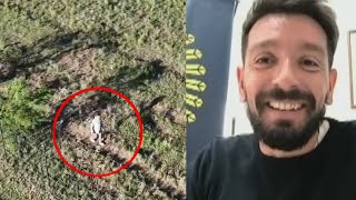 Una nena de 3 años se perdió en una zona rural con animales salvajes la encontraron con un drone [upl. by Kerby]