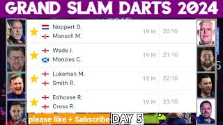 Grand Slam Of Darts Day 6 Live Preview  PDC Darts  2024 Mr Vegas Grand Slam Darts Live [upl. by Goodill819]