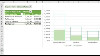 Presupuesto Vs Ejecución con Excel entrega 1 de 2 [upl. by Shanney]