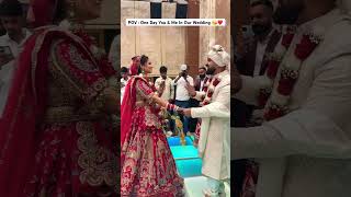 Hamara Shaadi Ka Dance ❤️🙈 rajatswati dance couplegoals love romantic wedding ytshorts [upl. by Nairolf]