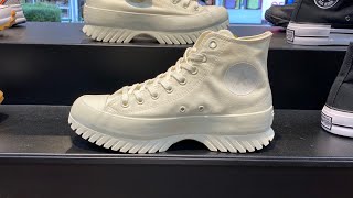 Converse Chuck Taylor All Star Lugged 20 High EgretEgretPale Putty  Style Code A03557C [upl. by Wheelwright]