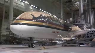 Royal Jordanian 787 Dreamliner assembly  paint A New Chapter 13 [upl. by Larrabee]