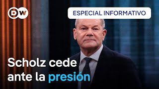 Canciller Scholz dispuesto a someterse a la confianza del parlamento antes de Navidad [upl. by Nnahsal]