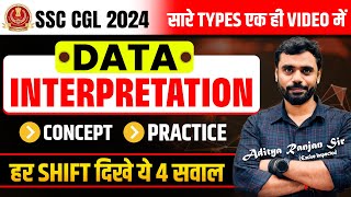 🔴COMPLETE DATA INTERPRETATION  Concept Practice  FOR SSC CGL 2024 BY Aditya Ranjan Sir ssc [upl. by Mollee183]