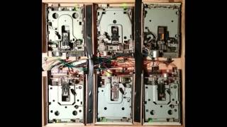 Runescape music  quotSea Shanty 2quot on 6 floppy drives [upl. by Ymas]