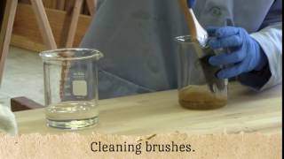 Waterlox  Cleaning Your Brushes [upl. by Odiug]