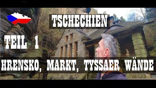 Auf nach Tschechien  Tschechen Markt und Tyssaer Wände Urlaub in der Tschechische Republik Teil 1 [upl. by Nairolf]